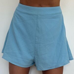 REVOLVE Superdown lightweight blue high-waist shorts